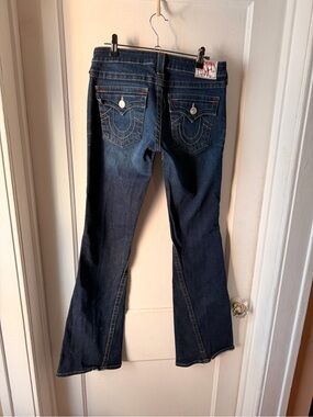 TRUE RELIGION Vintage-Style Dark Blue Bootcut Jeans